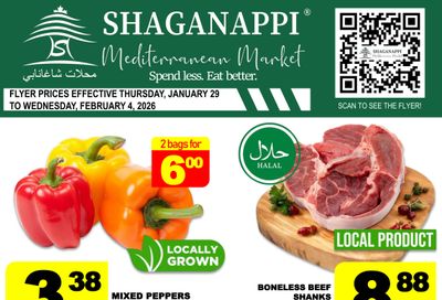 Shaganappi Mediterranean Market Flyer January 29 to February 4