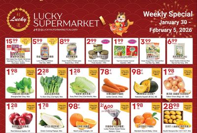 Lucky Supermarket (Calgary) Flyer January 30 to February 5
