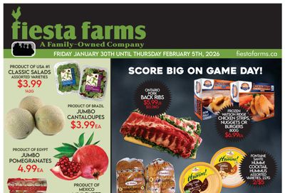 Fiesta Farms Flyer January 30 to February 5