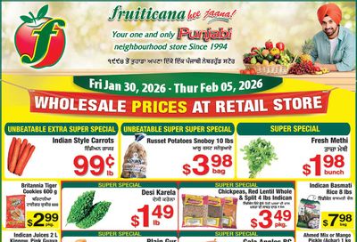 Fruiticana (Calgary) Flyer January 30 to February 5