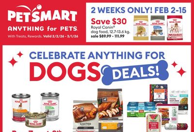 PetSmart Flyer February 2 to March 1