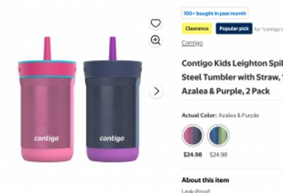 Walmart Canada Clearance Sale: Save 50% on Select Contigo Products