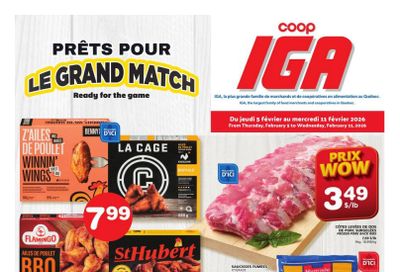 Coop IGA (QC) Flyer February 5 to 11