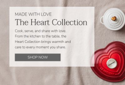 Le Creuset Canada: Savings up to 40% off + Heart Collection up to 35% off