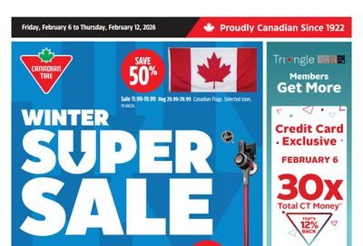 Canadian Tire (West) Flyer February 6 to 12
