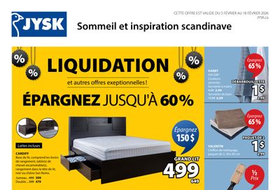 JYSK (QC) Flyer February 5 to 18