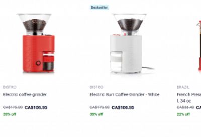 Bodum Canada Valentine’s Day + Special Deals:  Sale up to 40% off