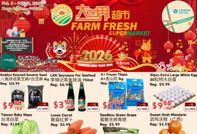 Farm Fresh Supermarket Flyer February 6 to 12