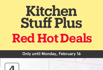 Kitchen Stuff Plus Red Hot Deals Flyer February 9 to 16