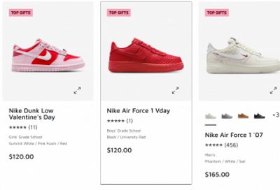 Foot Locker Canada Valentine’s Day Shoes & Apparel