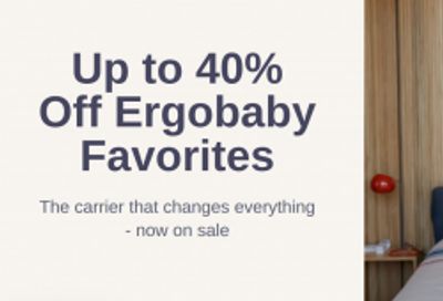 Ergobaby Canada: up to 40% off Ergobaby Favorites + Free Shipping On All Orders