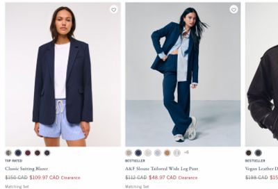 Abercrombie & Fitch Canada Clearance Sale: 40% off Clearance