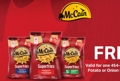 McCain Canada: Get A Coupon For A Free Potato or Onion Ring Product!