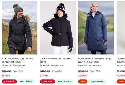 Mountain Warehouse Canada: Up to 60% off Sitewide