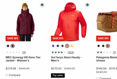 MEC Mountain Equipment Company Canada: End of Season Deals up to 50% off