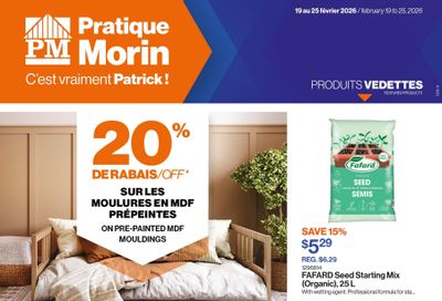 Patrick Morin Flyer February 19 to 25