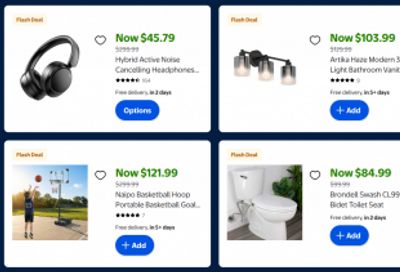 Walmart Canada: Flash Sale up to 40% off + Clearance