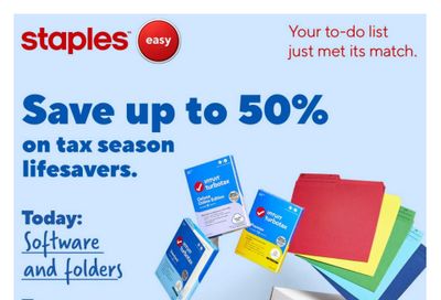 Staples Flyer February 20 to 26