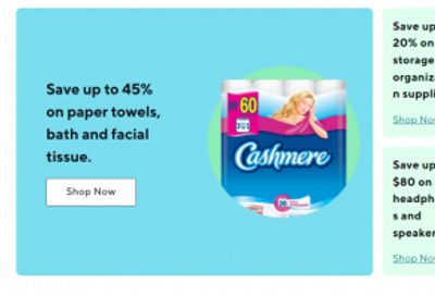 Staples Canada: Save Up To 45% on Paper Towels, Bath & Facial Tissue + More