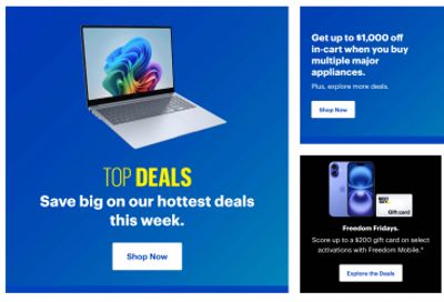 Best Buy Canada Sale: Save up to $400 on Laptops + up to 30% on Select Computer Accessories + More