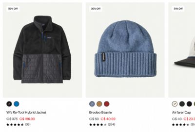 Patagonia Canada: Winter Sale up to 50% off