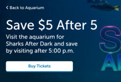Ripley’s Aquarium of Canada: Save $5 After 5pm + More Discounts