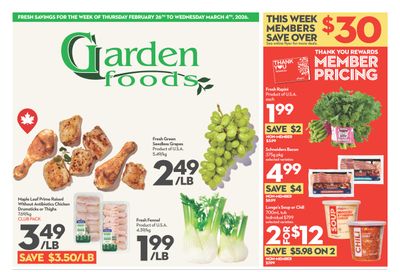 Garden Foods Flyer February 26 to March 4