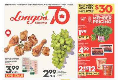 Longo's Flyer February 26 to March 4