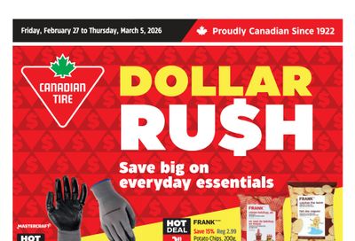 Canadian Tire (West) Flyer February 27 to March 5