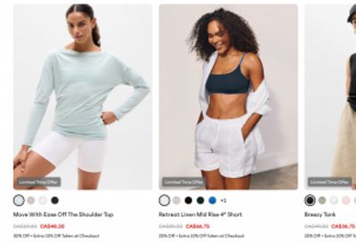 Athleta Canada Sale: Save up to 30% Off Activewear + Extra 10% Off + up to 60% Off Sale