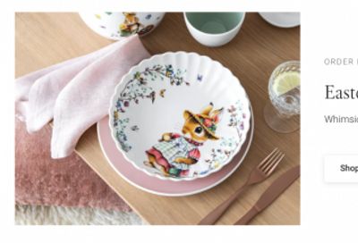 Villeroy & Boch Canada: Sitewide Sale up to 50% off + 50% off Easter Collections