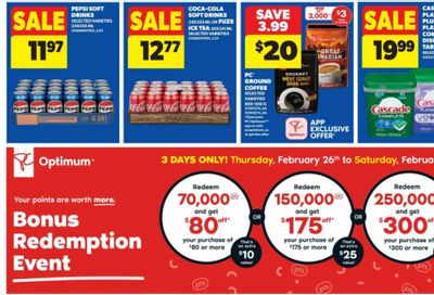 Real Canadian Superstore Ontario: Bonus Redemption Event February 26th – 28th