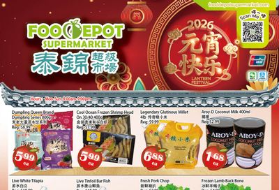Food Depot Supermarket Flyer February 27 to March 5