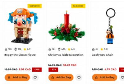 LEGO Canada: Sale + Gift With Purchase Offers