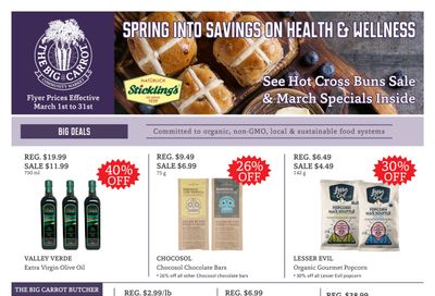 The Big Carrot Flyer March 1 to 31