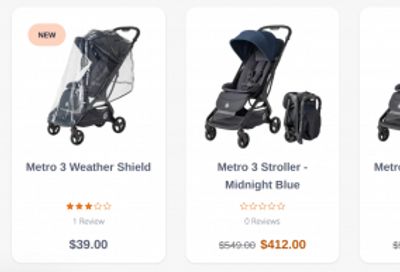 Ergo Baby Canada: 25% off Strollers + Free Carry Bag + Sale up to 40% off