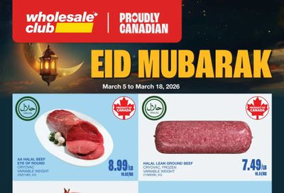 Wholesale Club (West) Flyer March 5 to 18