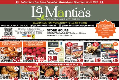 LaMantia's Flyer March 5 to 11