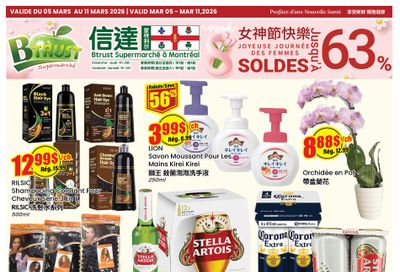 Btrust Supermarket (Montreal) Flyer March 5 to 11