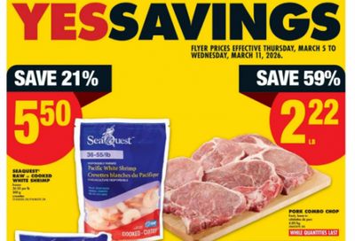 No Frills Ontario Flyer Deals March 5th – 11th: Lantic Granulated Sugar $1.88 + More