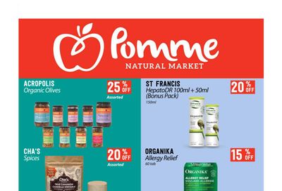 Pomme Natural Market Monthly Specials Flyer March 5 to April 1