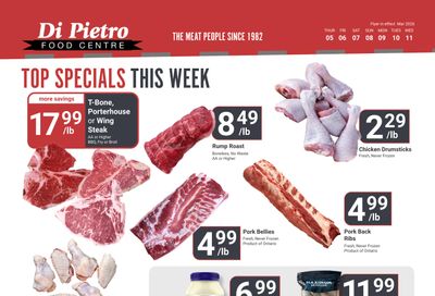 Di Pietro Food Centre Flyer March 5 to 11