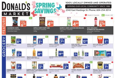 Donald's Market Flyer March 5 to 18