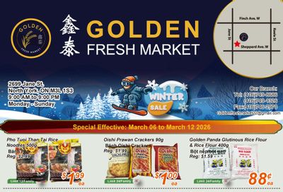 Golden Fresh Market Flyer March 6 to 12