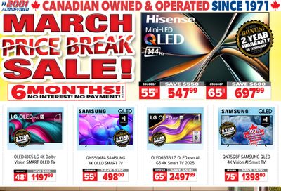 2001 Audio Video Flyer March 6 to 12