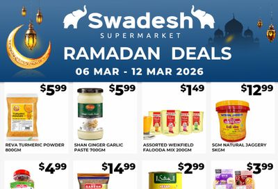 Swadesh Supermarket Flyer March 6 to 12
