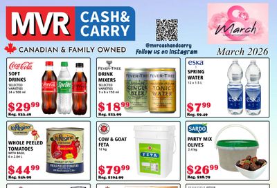 MVR Cash and Carry Flyer March 1 to 31