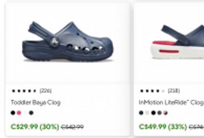 Crocs Canada: up to 50% Off Select Sale Styles + up to 50% off Select Jibbitz + More