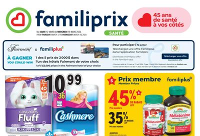 Familiprix Sante Flyer March 12 to 18
