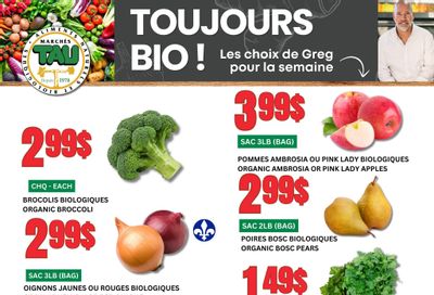 Marches Tau Produce Flyer March 9 to 15